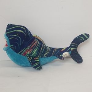 KellyToy Blue and Multi-colored Whale